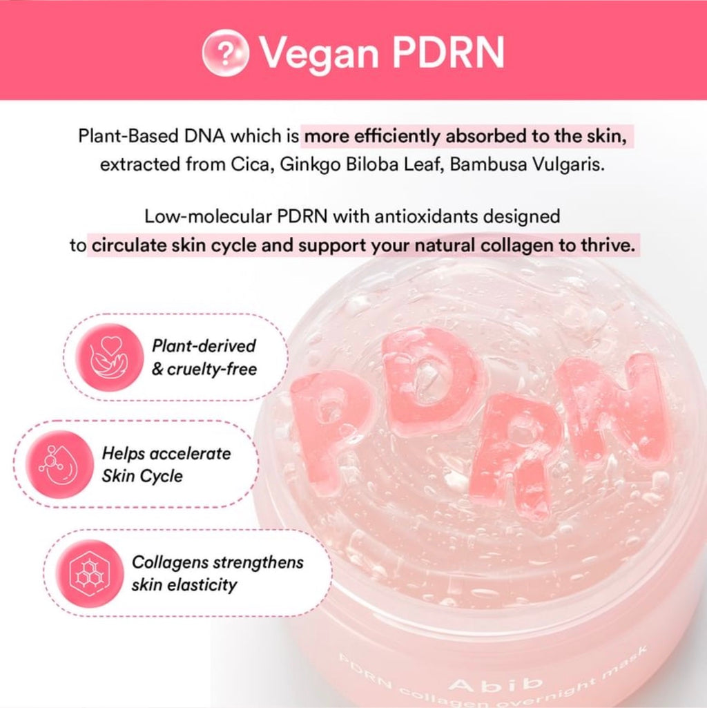 Abib - PDRN Collagen Overnight Mask
Firming Jelly