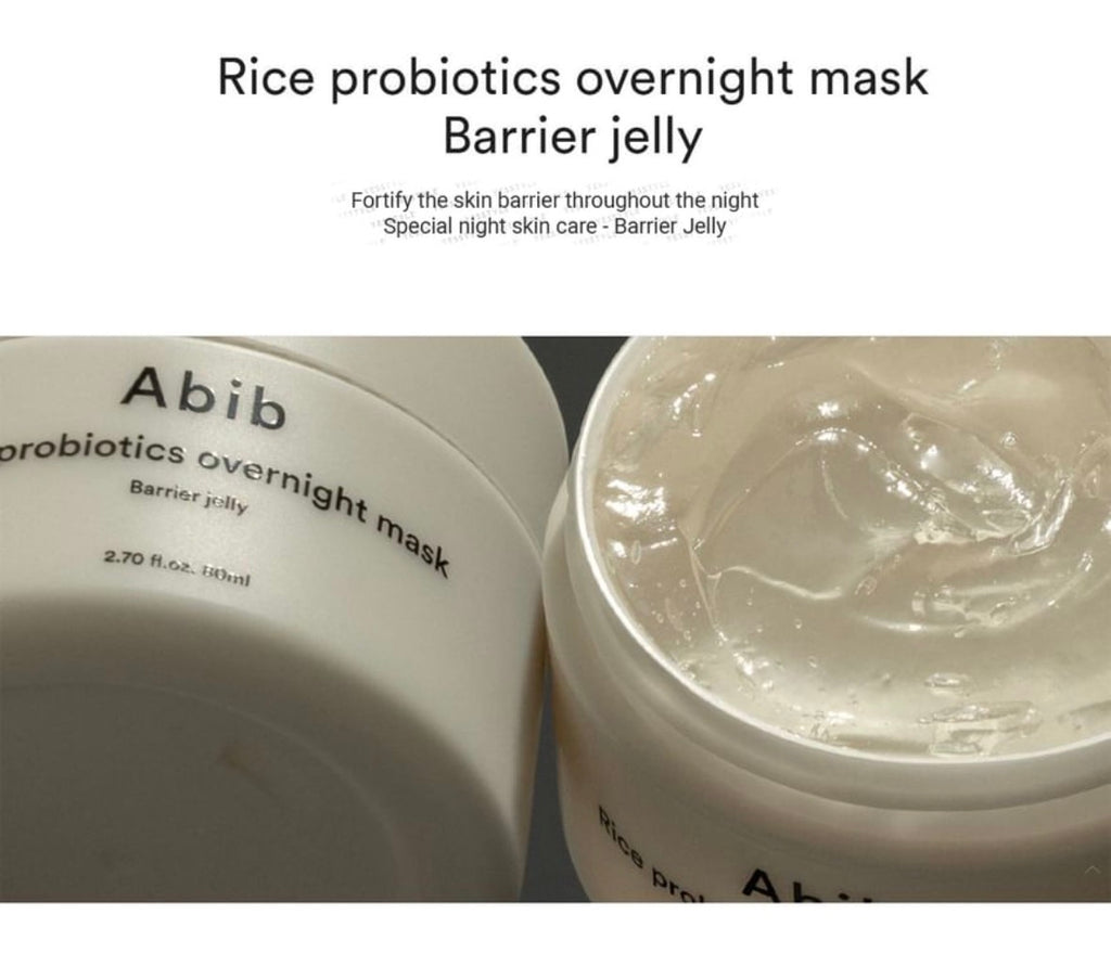 Abib - Rice Probiotics Overnight Mask Barrier Jelly 80ml