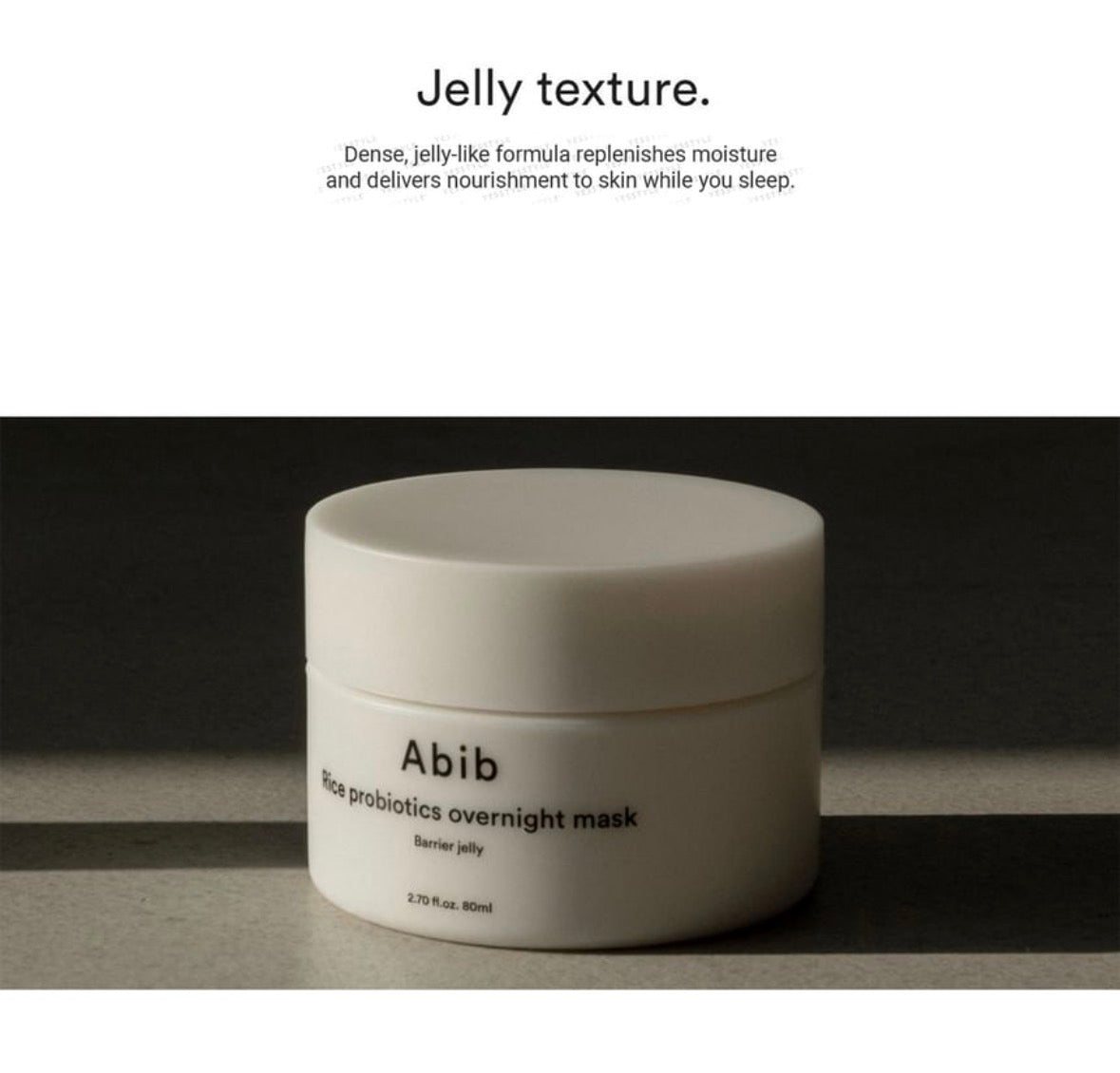 Abib - Rice Probiotics Overnight Mask Barrier Jelly 80ml