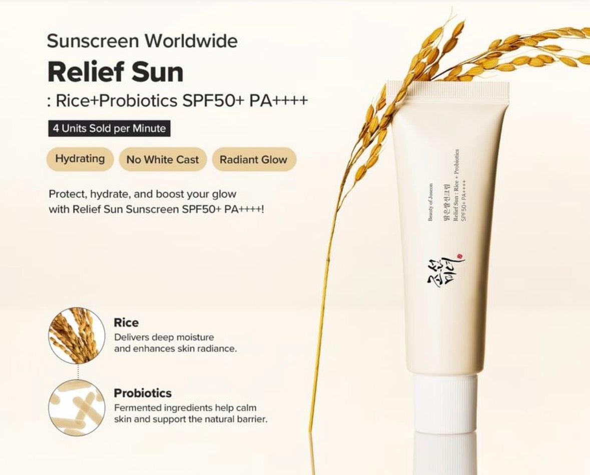 Beauty of Joseon - Relief Sun: Rice + Probiotics 50ml