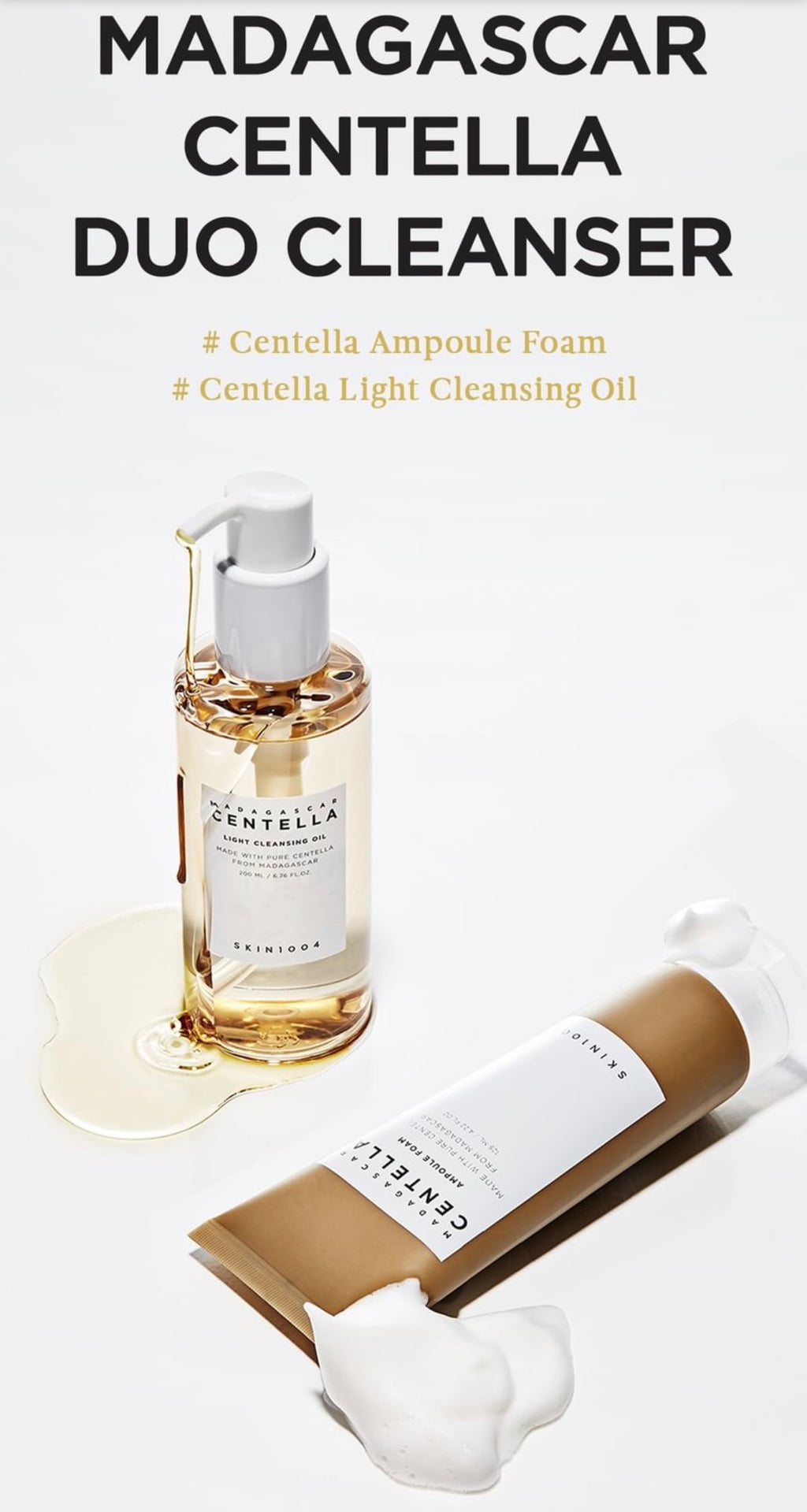 SKIN 1004 - Madagascar Centella Double Cleansing Duo Set