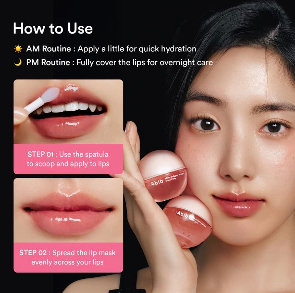 Abib- PDRN Collagen Lip Mask Glazed Jelly