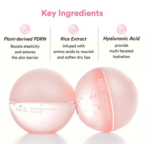Abib- PDRN Collagen Lip Mask Glazed Jelly