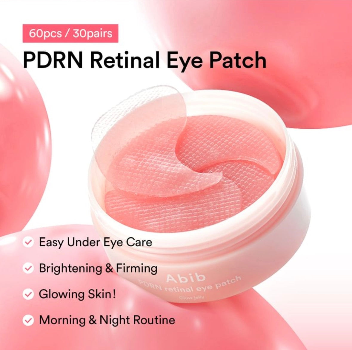 Abib - PDRN Retinal Eye Patch Glow Jelly patch