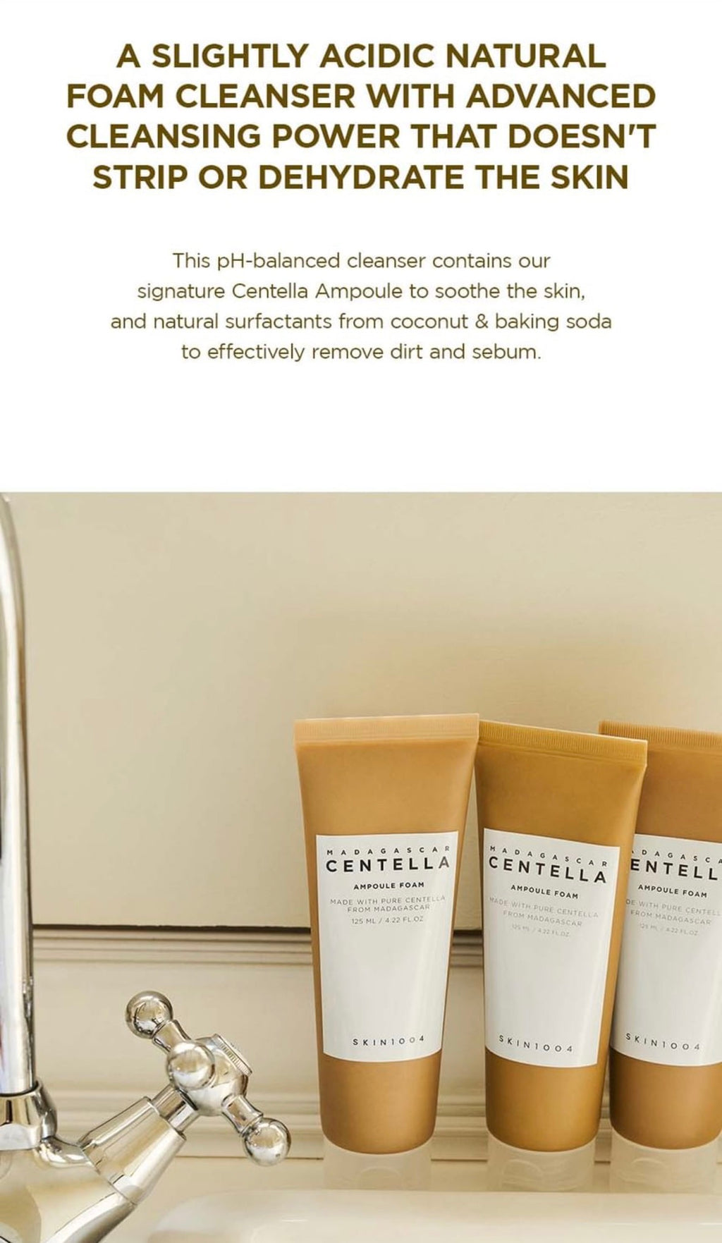 SKIN1004 - Madagascar Centella Ampoule Foam 125ml