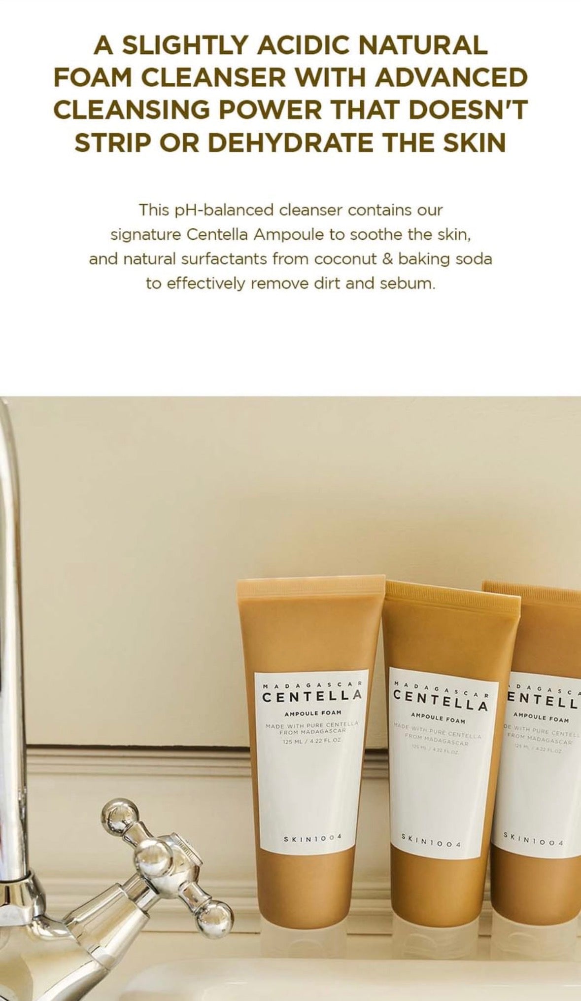 SKIN1004 - Madagascar Centella Ampoule Foam 125ml