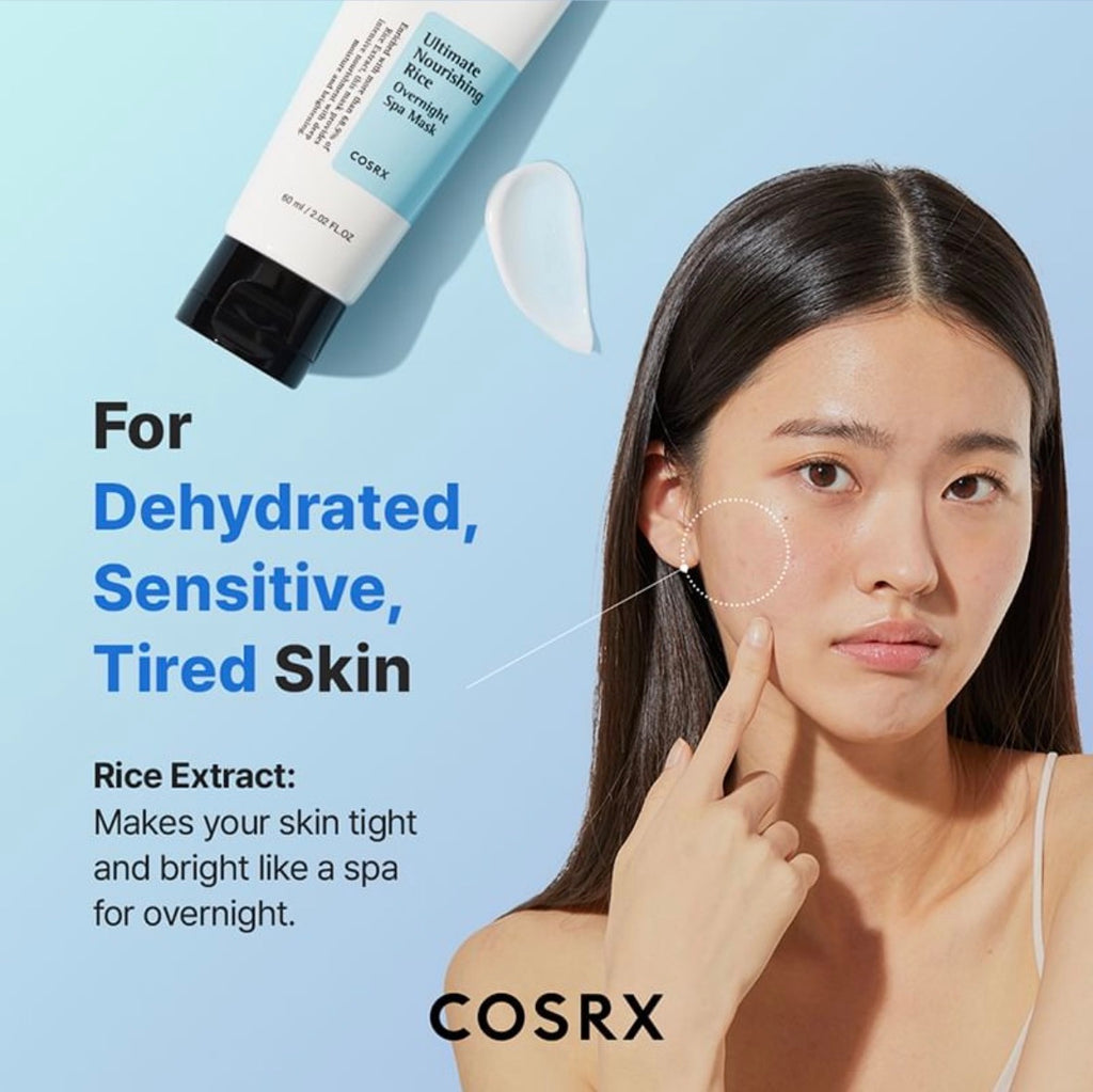 COSRX - Ultimate Nourishing Rice Overnight Spa Mask 60ml