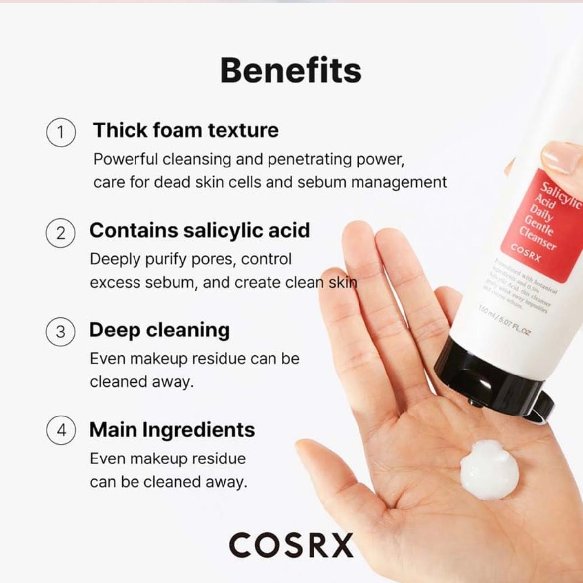 COSRX - Salicylic Acid Daily Gentle Cleanser 150ml