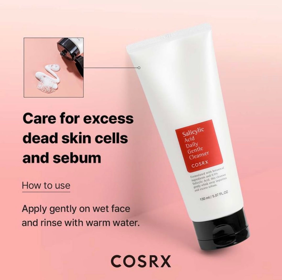 COSRX - Salicylic Acid Daily Gentle Cleanser 150ml