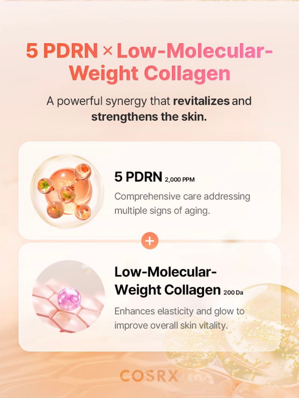 COSRX - 5 PDRN Collagen Intense Vitalizing Serum 100ml