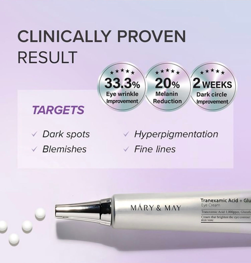 Mary&May - Tranexamic Acid + Glutathione Eye Cream 30g