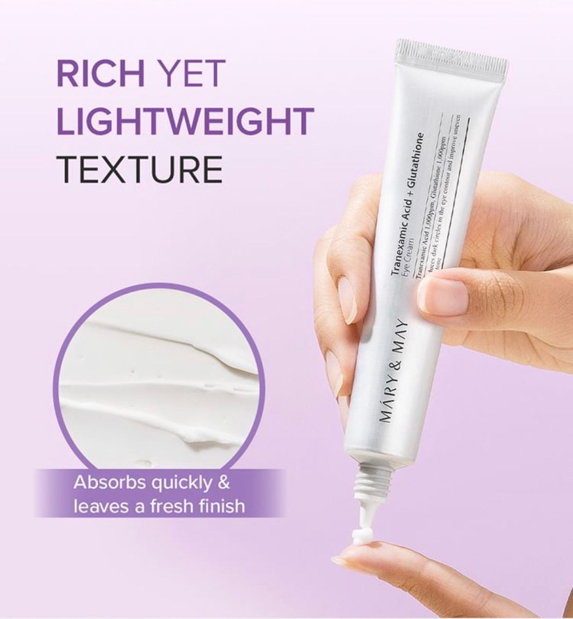 Mary&May - Tranexamic Acid + Glutathione Eye Cream 30g
